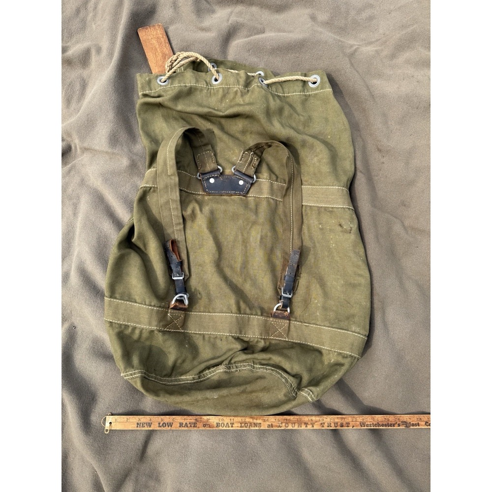 Original German duffel bag (Seesack) Wehrmacht / Kriegsmarine sea sack Canvas
